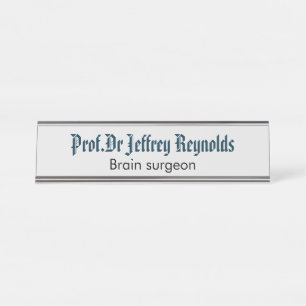 Türschild Namensschild