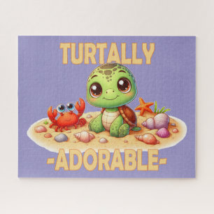 Turtally Adorable fun pudeln Niedlich Turtle Carto Puzzle