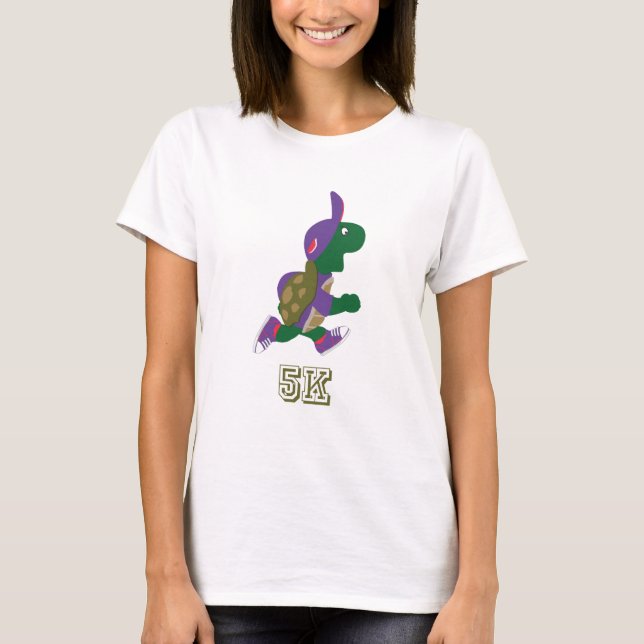 Turtelrunner 5K - Lila T-Shirt (Vorderseite)
