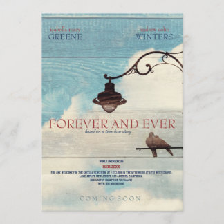 Turteltauben - VORBEREITER UND JEDER Einladung