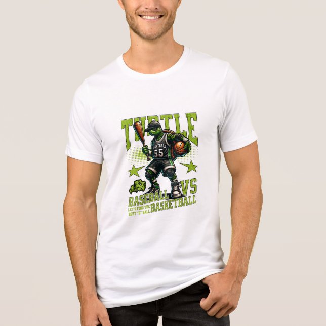 Turtenbasketball Tri-Blend Shirt (Vorderseite)
