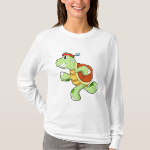 Turtle als Runner T-Shirt