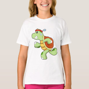 Turtle als Runner T-Shirt