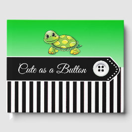 Turtle and Button Baby Shooting Keepake Gästebuch