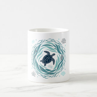 Turtle And Sea Kaffeetasse