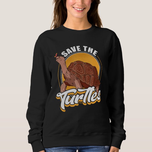 Turtle Animal Ocean Sea Turtle 1 Sweatshirt (Vorderseite)