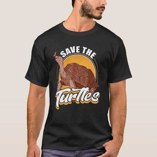 Turtle Animal Ocean Sea Turtle 1 T-Shirt (Vorderseite)