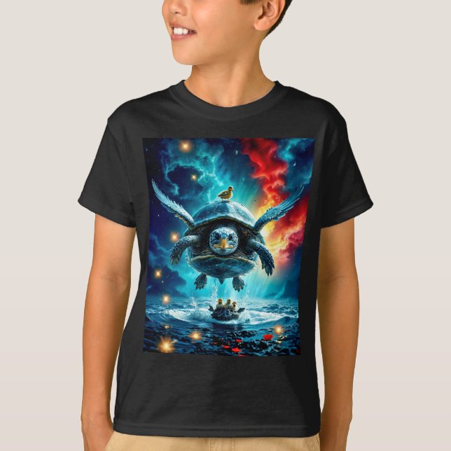 Turtle auf Mission T-Shirt (Vorderseite)