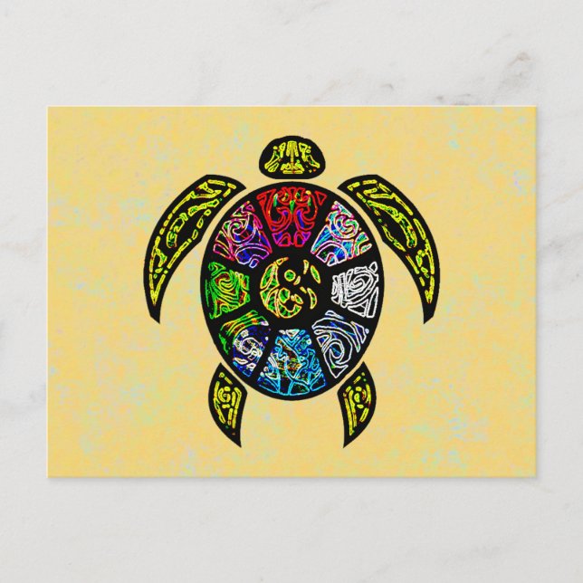 Turtle Ba-Gua Postkarte (Vorderseite)