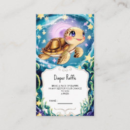 Turtle Baby Dusche Begleitkarte