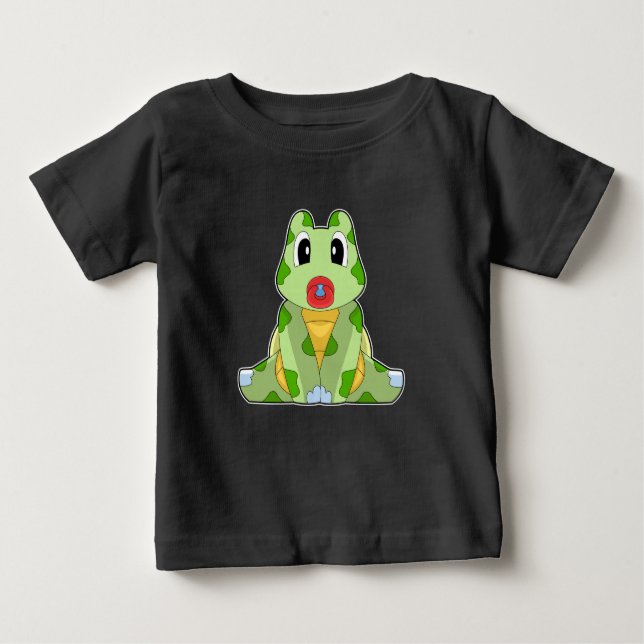 Turtle Baby Schnuller Baby T-shirt (Vorderseite)