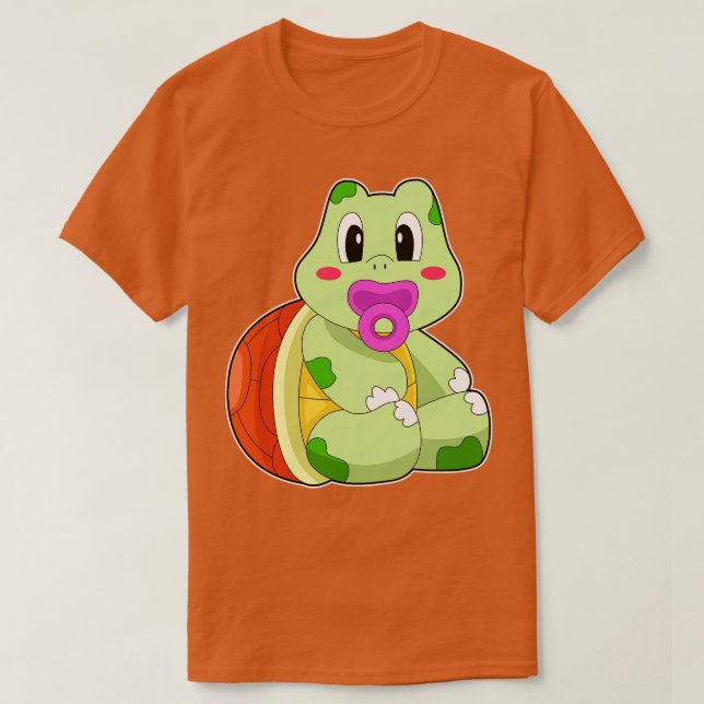 Turtle Baby Schnuller T-Shirt (Design vorne)