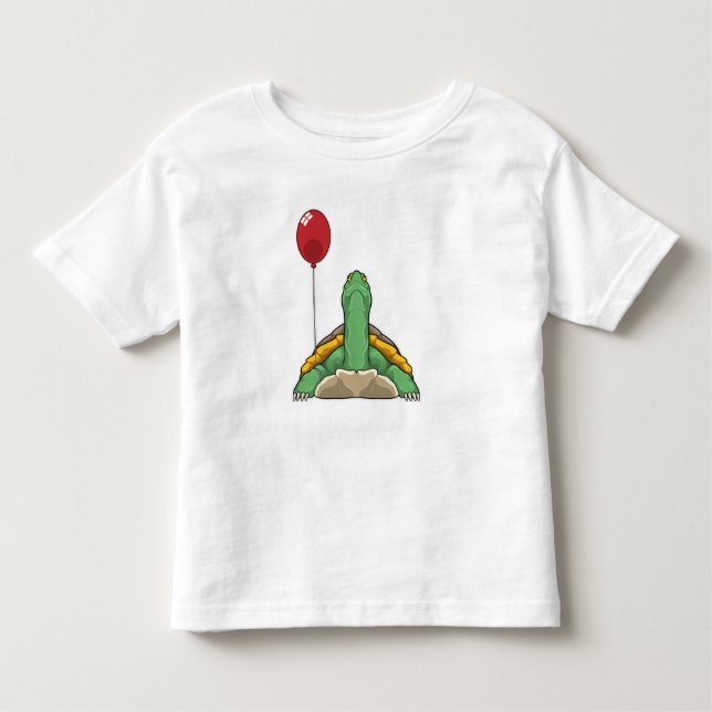 Turtle Balloon Kleinkind T-shirt (Vorderseite)