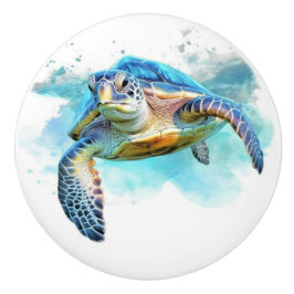 Turtle Beach Nautical Drawer Knobs Keramikknauf