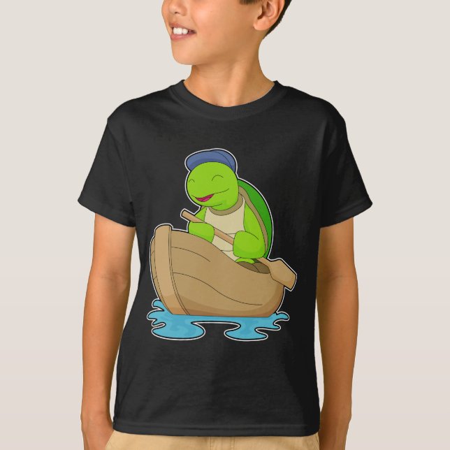 Turtle Boat Paddle T-Shirt (Vorderseite)