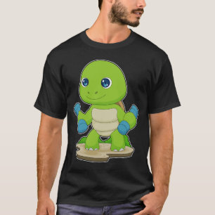 Turtle Bodybuilder Dumbells Bodybuilding T-Shirt