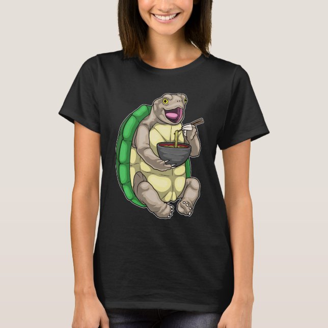 Turtle Bowl Ramen T-Shirt (Vorderseite)