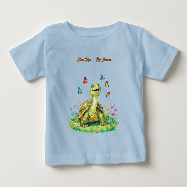 Turtle Butterfly Toddler T-shirt (Vorderseite)