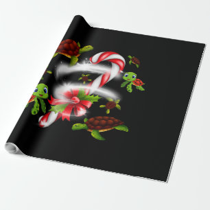 Turtle Candy Sweet Weihnachten Geschenkpapier