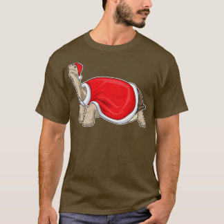 Turtle Christmas Weihnachtsmannmütze T-Shirt