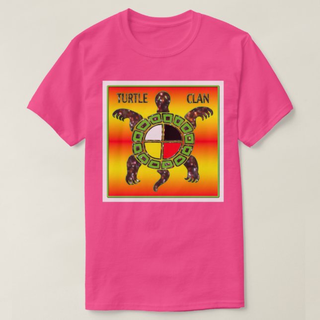 Turtle Clan Medicine Wheel T-Shirt (Design vorne)