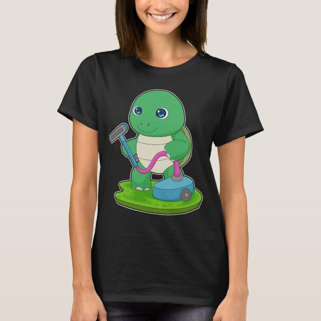 Turtle Cleaner Staubsauger T-Shirt (Vorderseite)