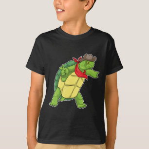 Turtle Cowboy Cowboy-Hut T-Shirt