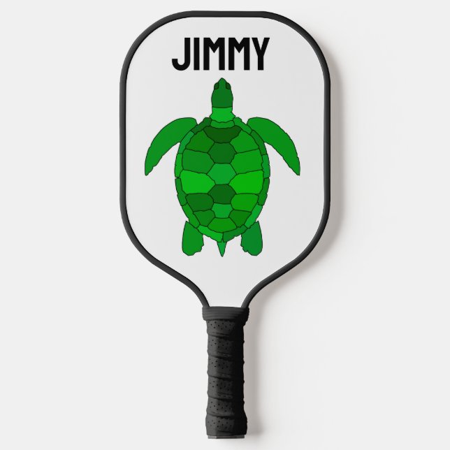 TURTLE CUSTOM PERSONALISIERT PICKLEBALL PADDLE (Vorderseite)