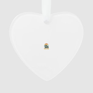 Turtle Dad Retro Sonnenuntergang Vintage Gravur Ve Ornament