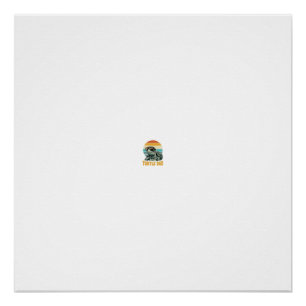 Turtle Dad Retro Sonnenuntergang Vintage Gravur Ve Poster