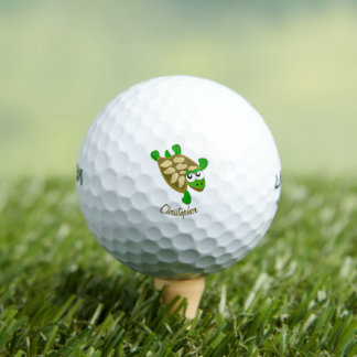 Turtle-Design personalisiert Golfball