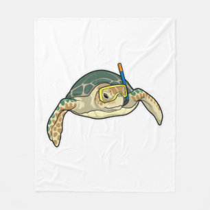 Turtle Diver Snorkel Fleecedecke