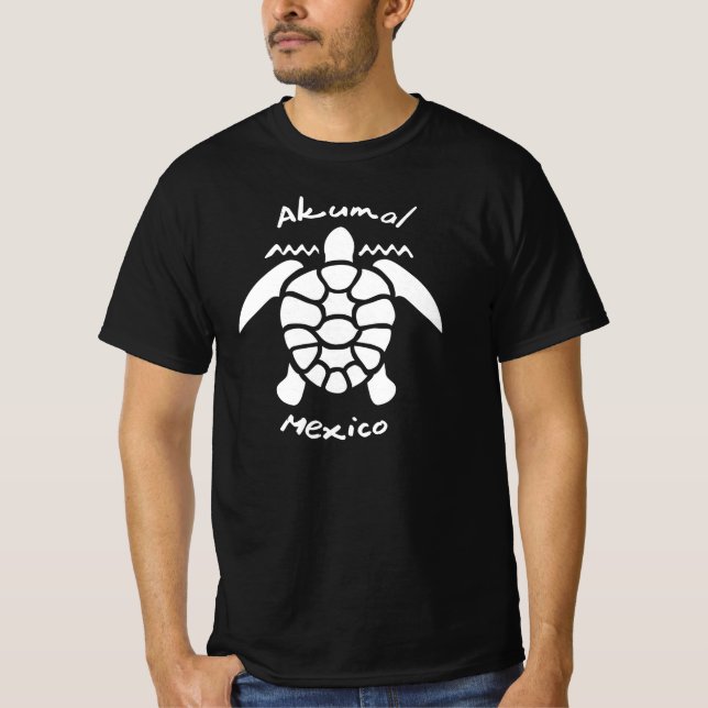 Turtle Diving Akumal, Mexiko T - Shirt (Vorderseite)