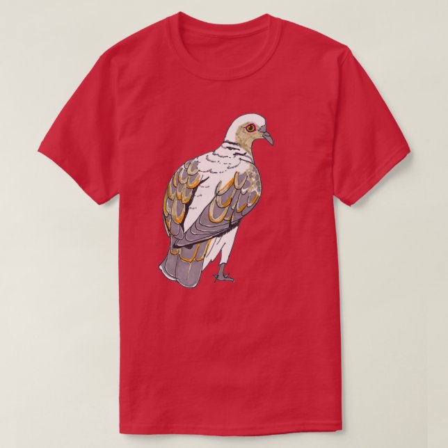 Turtle Dove Streptopelia turtur T-Shirt (Design vorne)