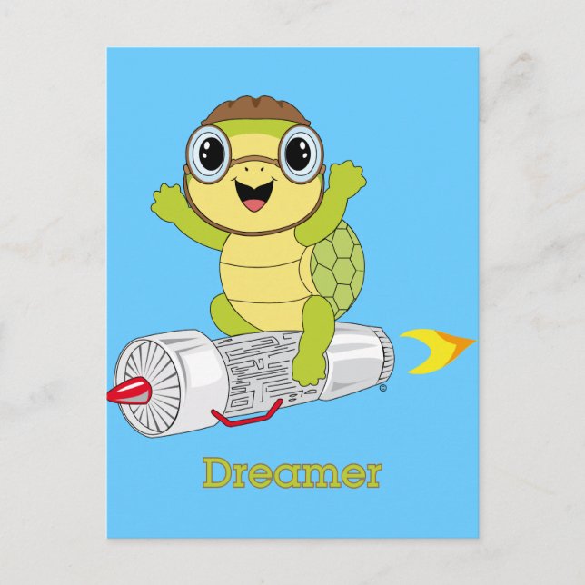 Turtle Dreamer™ Postkarte (Vorderseite)