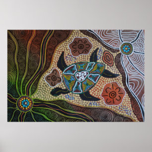 Turtle Dreaming Poster