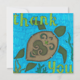 Turtle Dreams Vielen Dank Dankeskarte