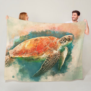 Turtle Fleece Blanket