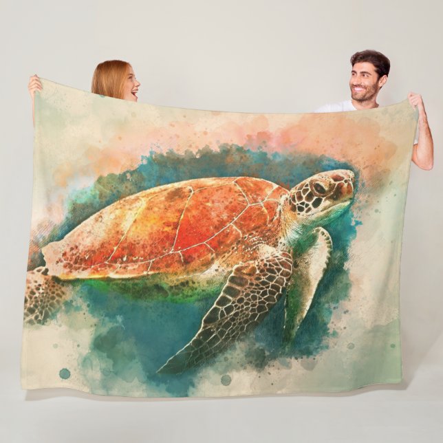 Turtle Fleece Blanket (Beispiel)