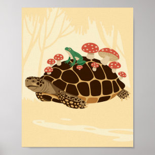 Turtle Forest Journey Poster