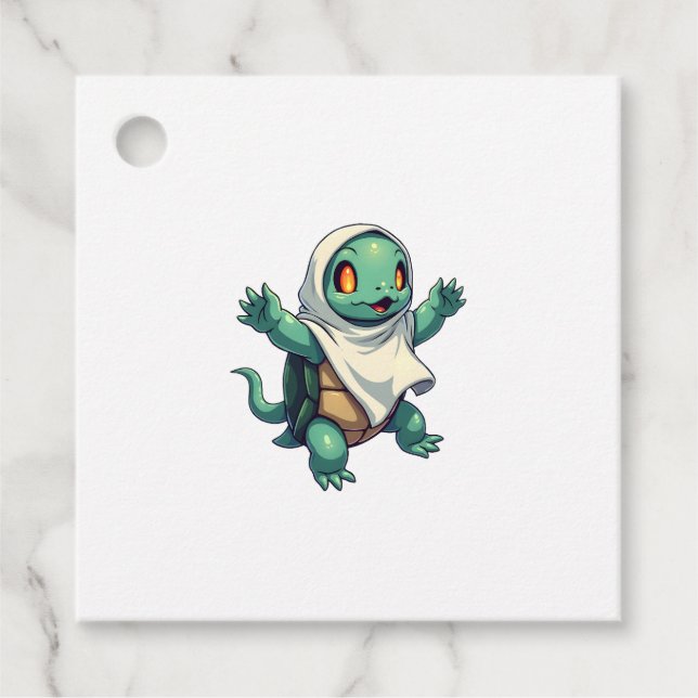 Turtle Ghoul Geschenkanhänger (Vorderseite)