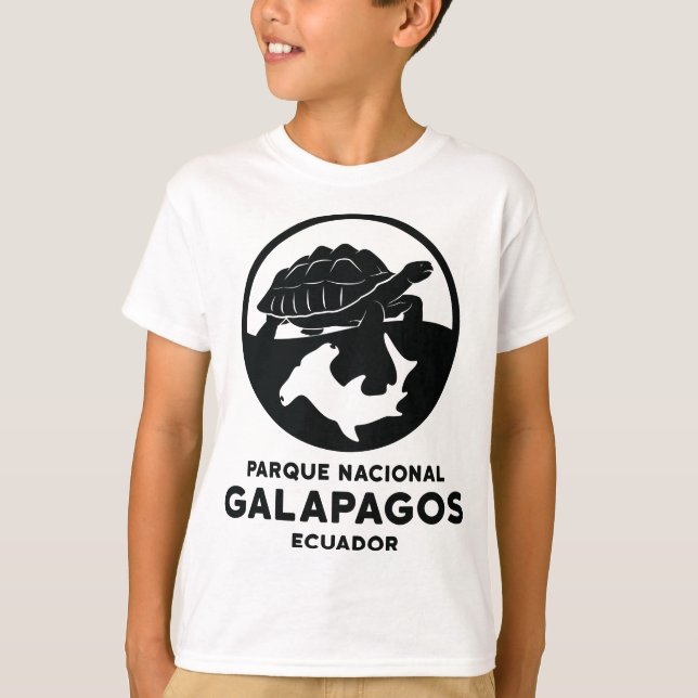 Turtle Hammerhead Shark Galapagos Nationalpark T-Shirt (Vorderseite)