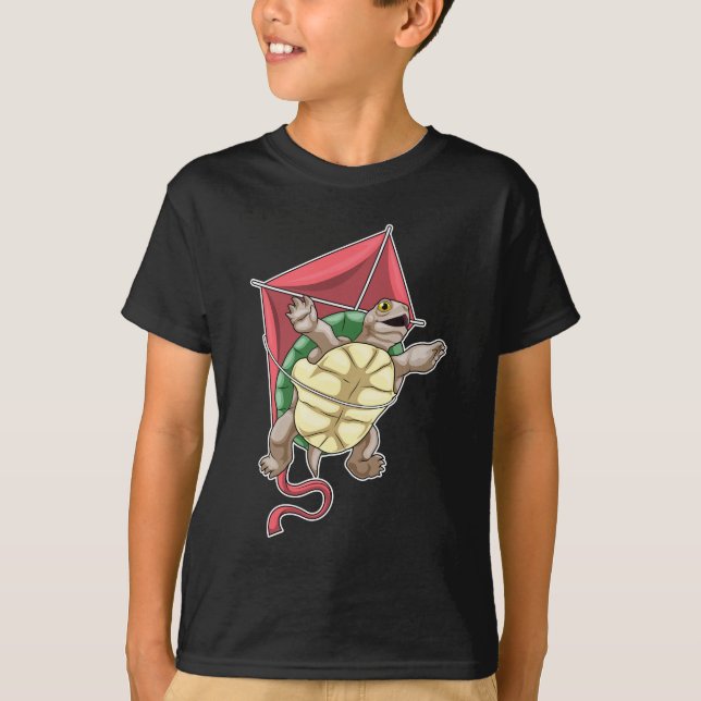 Turtle Hang gliding Kite T-Shirt (Vorderseite)