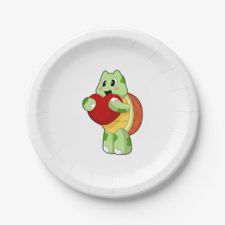 Turtle Heart Pappteller
