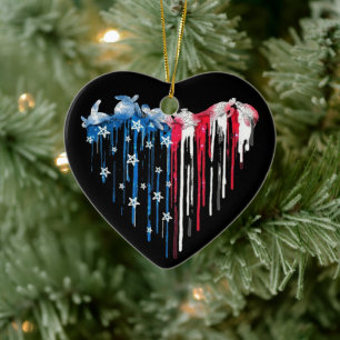 Turtle Heart Watercolor T - Shirt Süße Tier Keramik Ornament