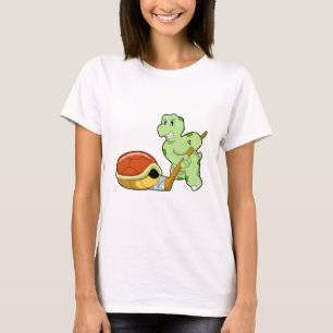 Turtle Ice Hockey Ice Hockey-Stab T-Shirt