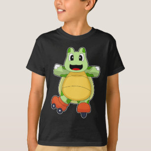 Turtle Inline Skaten Roller Skate T-Shirt