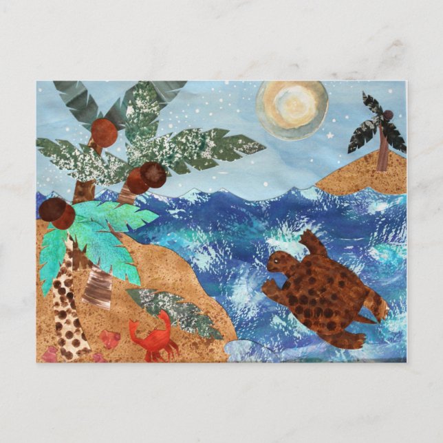 Turtle Island Night Songs Postkarte (Vorderseite)