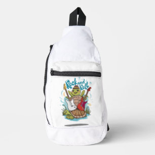 Turtle Jam Session Rock and Roll Crossbody Bag