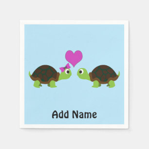 Turtle-Liebe Serviette